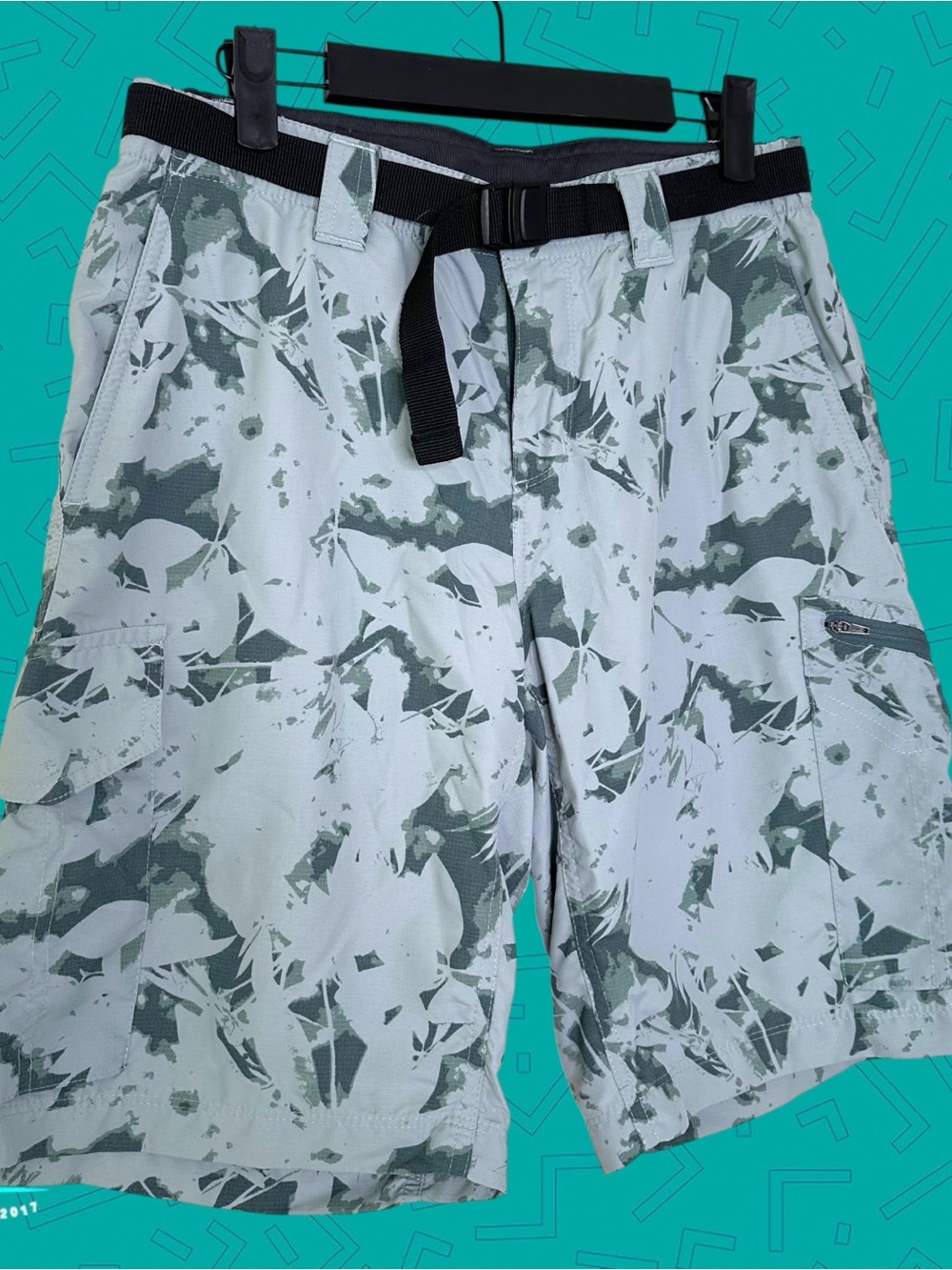 Columbia Nylon Cargo Shorts